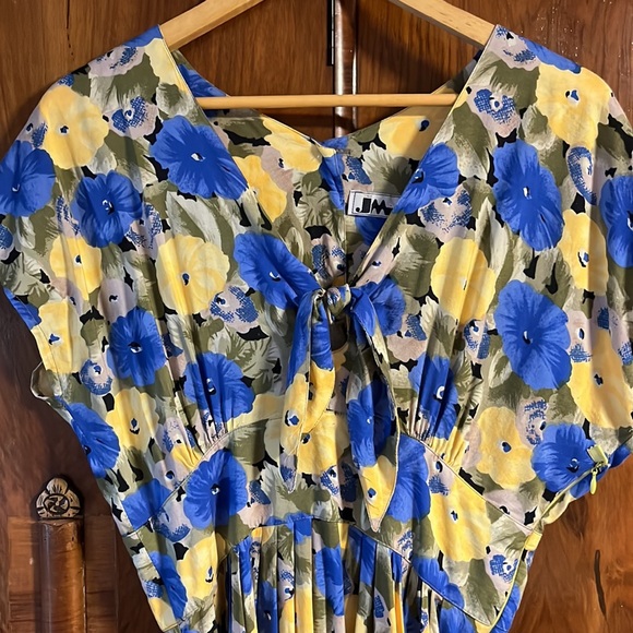 Vintage Mid-Century Modern midi dress - Picture 2 of 4